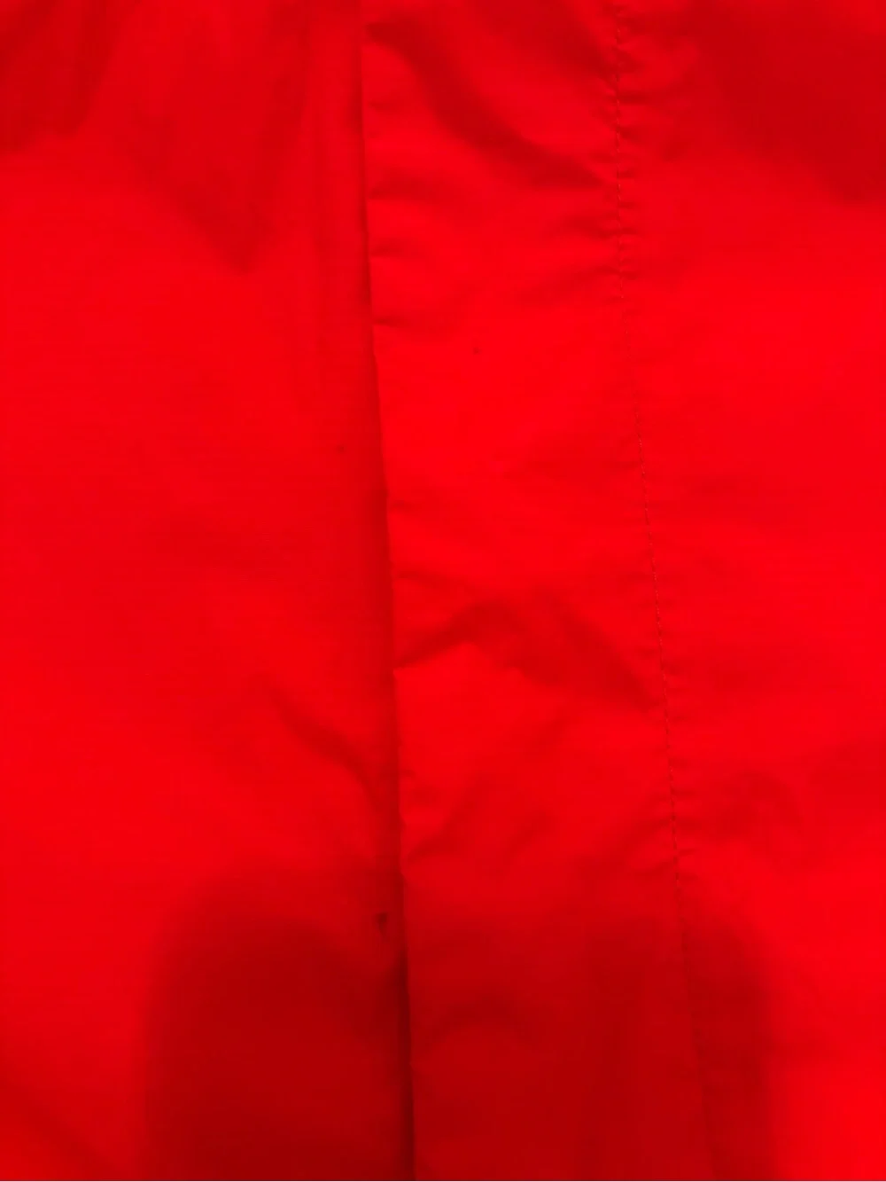 The North Face Men's Bright Red Hooded Rain Jacket Size XL, Pre-owned